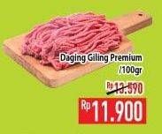 Promo Harga Daging Giling Sapi Premium per 100 gr - Hypermart