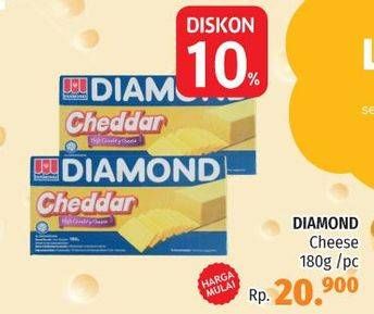 Promo Harga DIAMOND Keju Cheddar 180 gr - LotteMart