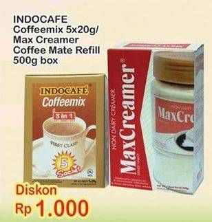Promo Harga Indocafe Coffeemix / Max Creamer  - Indomaret