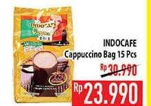 Promo Harga Indocafe Cappuccino per 15 sachet 25 gr - Hypermart