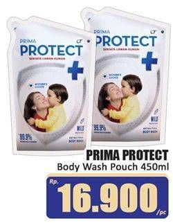Promo Harga Prima Protect Plus Body Wash Mild 450 ml - Hari Hari
