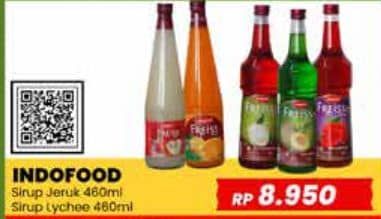 Promo Harga Freiss Syrup Squash Lychee, Orange 500 ml - Yogya