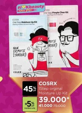 Promo Harga COSRX 1 Step Original & Moisture Kit  - Watsons