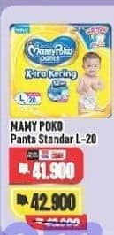 Promo Harga Mamy Poko Pants Xtra Kering L20 20 pcs - Alfamart