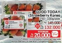 Promo Harga Strawberry Korea 250 gr - LotteMart