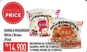 Promo Harga Jamur Shimeji Putih, Cokelat  - Hypermart