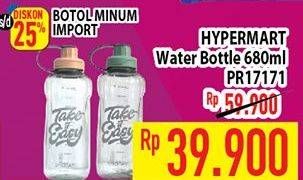 Promo Harga HYPERMART Water Bottle PR17171 680 ml - Hypermart