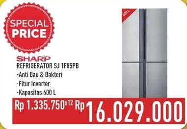 Promo Harga SHARP SJ-IF85PB | Refrigerator  - Hypermart