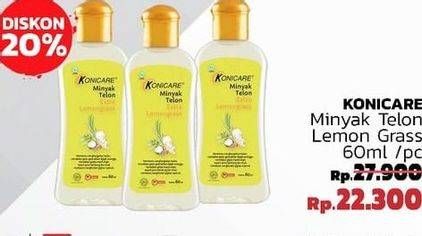 Promo Harga KONICARE Minyak Telon Extra Lemongrass 60 ml - LotteMart