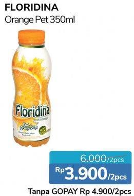 Promo Harga FLORIDINA Juice Pulp Orange Orange per 2 botol 350 ml - Alfamidi