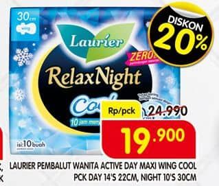 Promo Harga Laurier Active Day Cool/Laurier Relax Night Cool   - Superindo