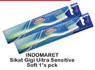 Promo Harga INDOMARET Sikat Gigi Ultra Sensitive Soft  - Indomaret