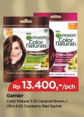 Promo Harga Garnier Hair Color 5.32 Coklat Caramel, 6.62 Cranberry Red 40 ml - TIP TOP