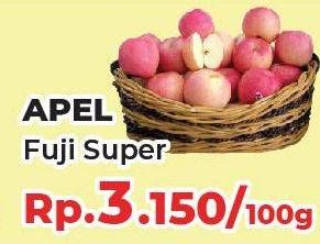 Promo Harga Apel Fuji Super per 100 gr - Yogya