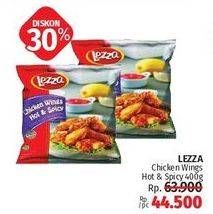 Promo Harga Lezza Chicken Wing Hot & Spicy 400 gr - LotteMart