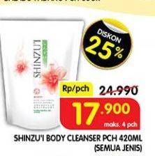 Promo Harga SHINZUI Body Cleanser All Variants 420 ml - Superindo