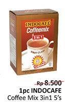 Promo Harga Indocafe Coffeemix 3in1 5 pcs - Alfamidi