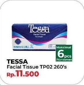 Promo Harga TESSA Facial Tissue TP02 260 pcs - Yogya