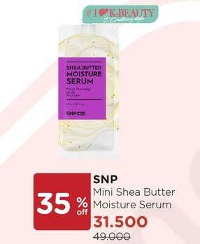 Promo Harga SNP Mini Shea Butter Moisture Serum  - Watsons