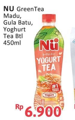 Promo Harga NU Green Tea/NU Yogurt Tea   - Alfamidi