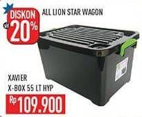 Promo Harga XAVIER X-box Container 55000 ml - Hypermart