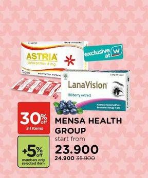Promo Harga Mensa Health Group  - Watsons