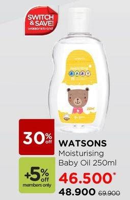 Promo Harga WATSONS Baby Oil 250 ml - Watsons