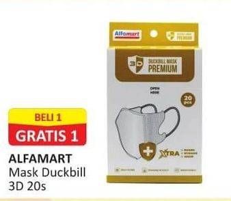 Promo Harga ALFAMART Masker Duckbill 3D 20 pcs - Alfamart