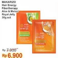 Promo Harga MAKARIZO Hair Energy Fibertherapy Hair & Scalp Creambath Aloe Melon 30 gr - Indomaret