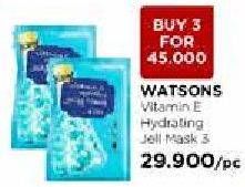 Promo Harga WATSONS Vitamin E Hydrating Jelly Mask per 3 pouch 3 pcs - Watsons