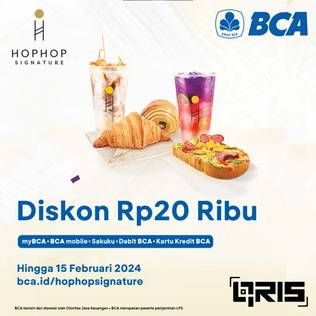 Promo Harga Hop Hop Signature - Diskon Rp20 Ribu  - BCA