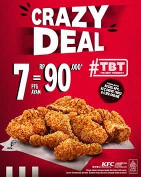 Promo Harga Crazy Deal  - KFC
