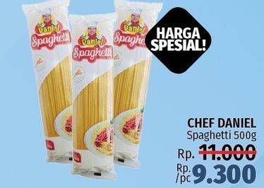 Promo Harga CHEF DANIEL Spaghetti  500 gr - LotteMart