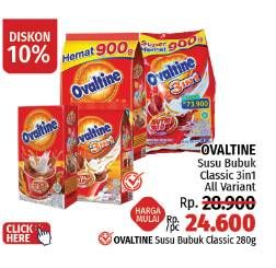 Promo Harga Ovaltine 3 In 1  - LotteMart