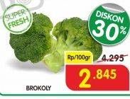Promo Harga Brokoli per 100 gr - Superindo