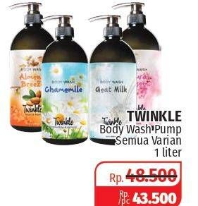 Promo Harga TWINKLE Body Wash All Variants 1 ltr - Lotte Grosir