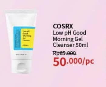 Promo Harga Cosrx Low PH Good Morning Gel Cleanser 50 ml - Guardian