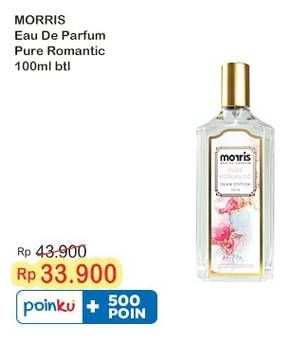 Promo Harga Morris Eau De Parfum Pure Romantic 100 ml - Indomaret