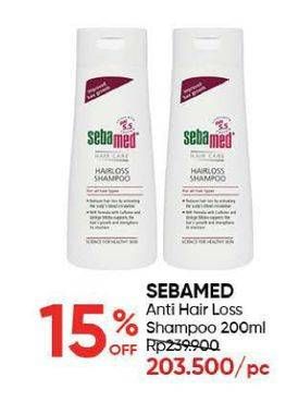 Promo Harga SEBAMED Shampoo Anti-Hairloss 200 ml - Guardian