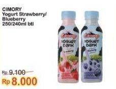 Promo Harga CIMORY Yogurt Drink Strawberry, Blueberry 250 ml - Indomaret