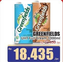Promo Harga Greenfields UHT Full Cream 1000 ml - Hari Hari