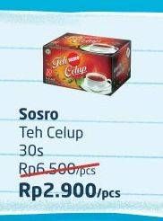 Promo Harga Sosro Teh Celup 30 pcs - Alfamart