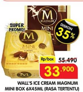 Promo Harga Walls Magnum Mini per 6 pcs 45 ml - Superindo