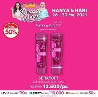 Promo Harga SERASOFT Shampoo & Conditioner 170 mL  - Guardian