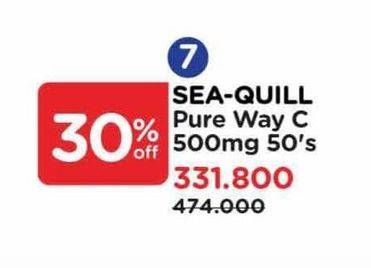 Promo Harga Sea Quill Pure Way C 500  - Watsons