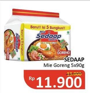 Promo Harga SEDAAP Mie Goreng per 5 pcs 90 gr - Alfamidi