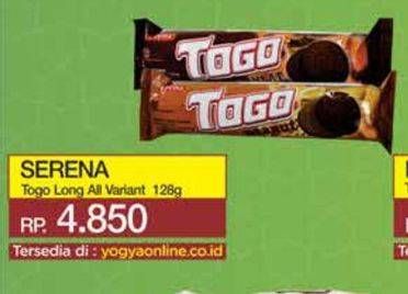 Promo Harga Serena Togo Biskuit Cokelat All Variants 128 gr - Yogya