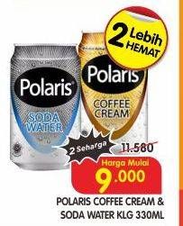 Promo Harga Polaris Coffee Cream/Soda Water  - Superindo