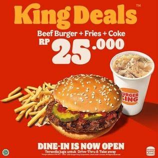 Promo Harga King Deals  - Burger King