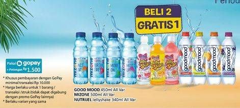 Promo Harga Good Mood/Mizone/.Nutrijell Minuman Kesehatan  - Alfamidi